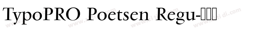 TypoPRO Poetsen Regu字体转换